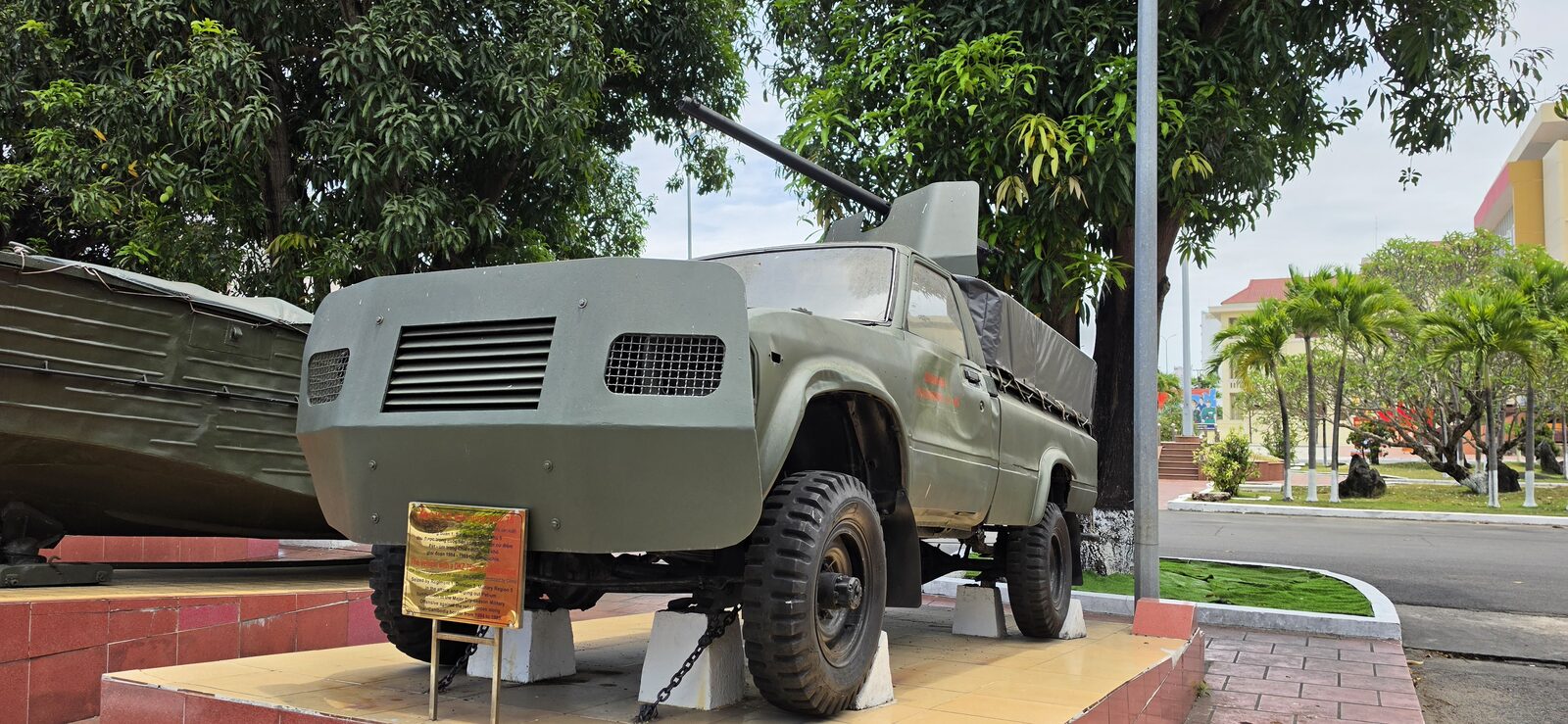 Vehicle on display at the Da Nang Military Museum
